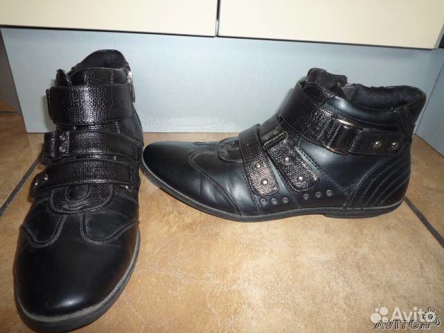 Сапоги ботинки Казаки ф. Centro р41чёрн. кожа+ мол Сапоги ботинки Казаки ф. Centro р41чёрн. кожа+ мол