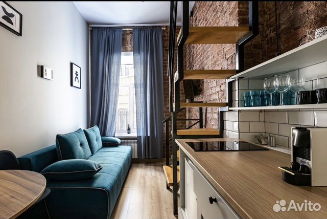 

Квартира-студия, 17 м², 2 кровати