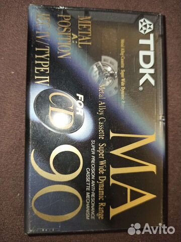 Аудиокассеты tdk ma90