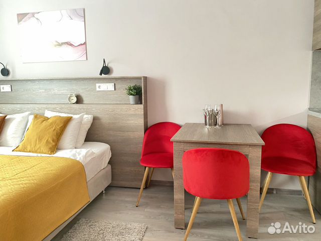 

Квартира-студия, 44 м², 1 кровать