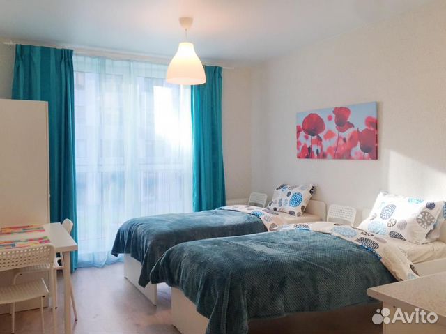 

Квартира-студия, 20 м², 2 кровати
