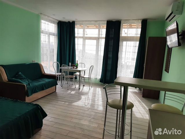 

Квартира-студия, 35 м², 2 кровати