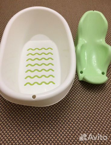 Ванная и Горка для купания детей, термометр