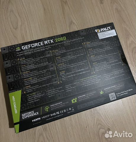 Видеокарта Palit RTX 2060 12 gb