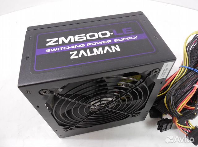 Блок питания zm600 схема Блок питания Zalman ZM600-LE (600Вт) купить в Твери Бытовая электроника Авито