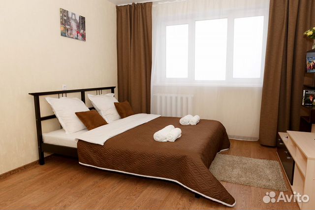 

1-к. квартира, 40 м², 2 кровати