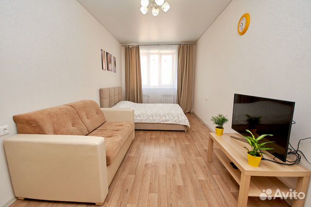 

1-к. квартира, 38 м², 2 кровати