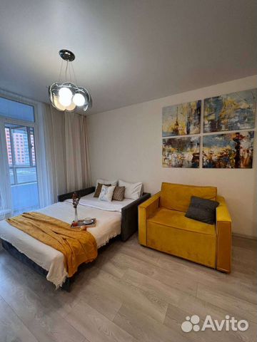 

Квартира-студия, 30 м², 1 кровать