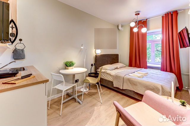 

Квартира-студия, 13 м², 1 кровать