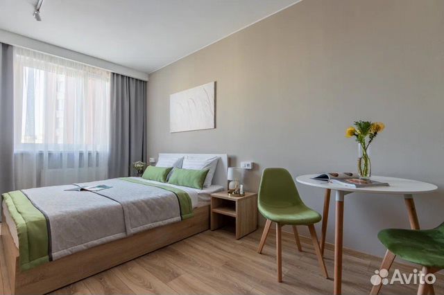 

Квартира-студия, 25 м², 1 кровать