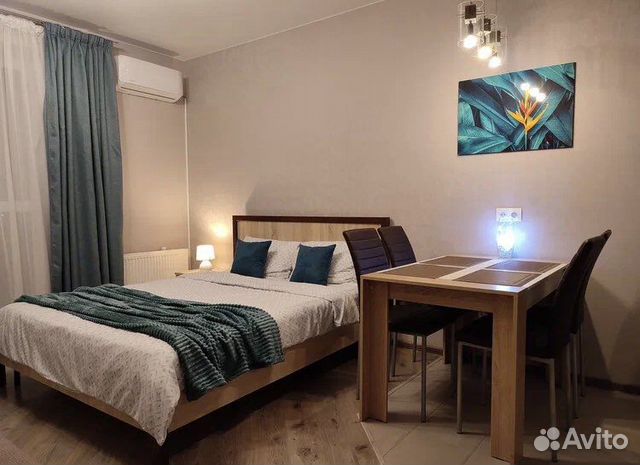 

Квартира-студия, 37 м², 2 кровати