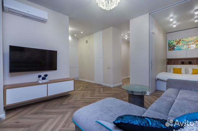 

Квартира-студия, 50 м², 2 кровати