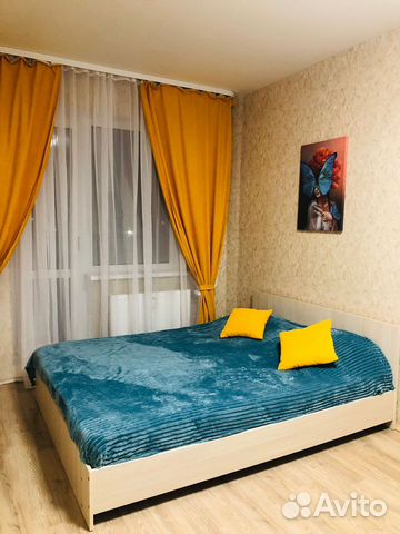 

1-к. квартира, 39 м², 2 кровати