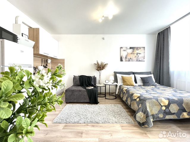 

Квартира-студия, 26 м², 2 кровати