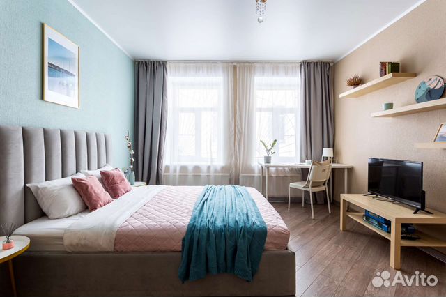 

1-к. квартира, 38 м², 2 кровати