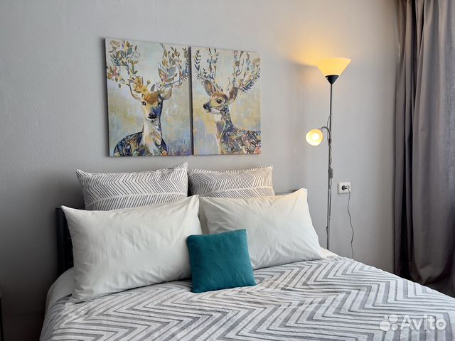

1-к. квартира, 37 м², 2 кровати