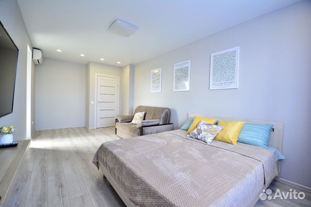 

1-к. квартира, 43 м², 2 кровати