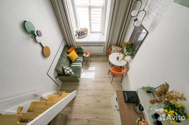 

Квартира-студия, 17 м², 2 кровати
