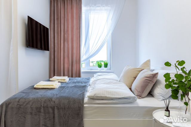 

Квартира-студия, 28 м², 2 кровати