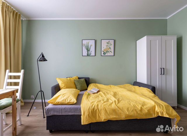 

Квартира-студия, 28 м², 1 кровать