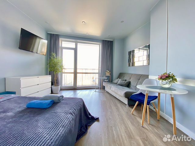 

Квартира-студия, 30 м², 2 кровати