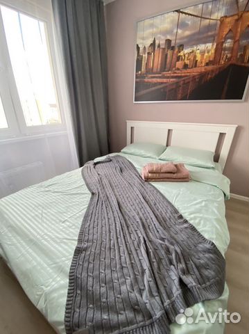 

1-к. квартира, 43 м², 2 кровати