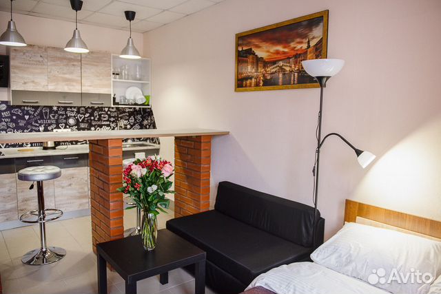 

Квартира-студия, 30 м², 1 кровать