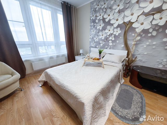 

1-к. квартира, 41 м², 2 кровати