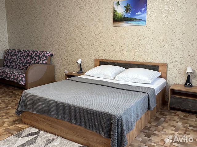 

1-к. квартира, 44 м², 2 кровати