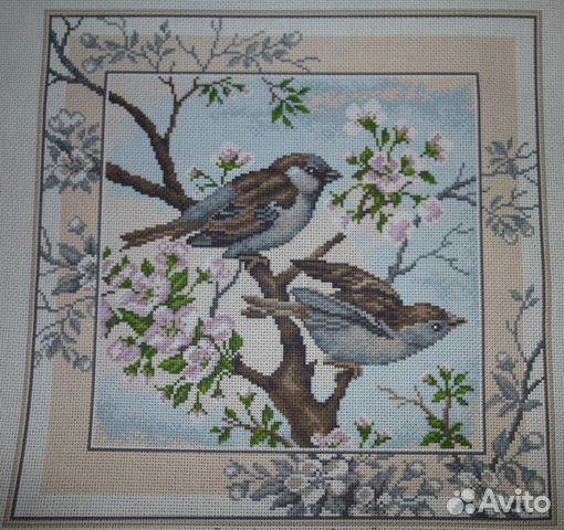 Канва для вышивания с рисунком 