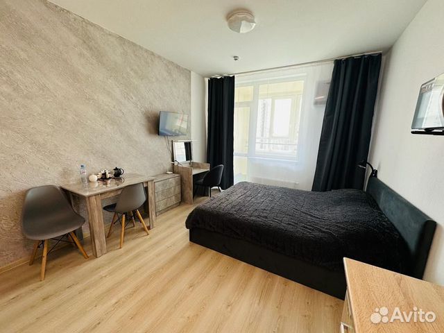 

Квартира-студия, 34 м², 1 кровать