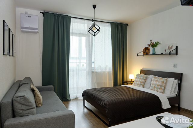 

Квартира-студия, 25 м², 2 кровати