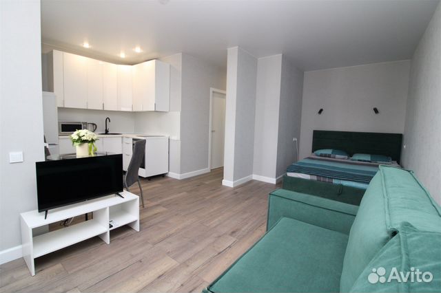 

Квартира-студия, 32 м², 2 кровати