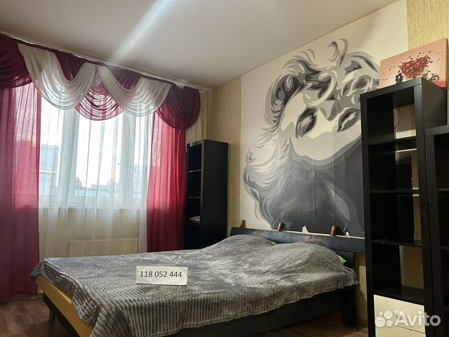 

1-к. квартира, 39 м², 2 кровати