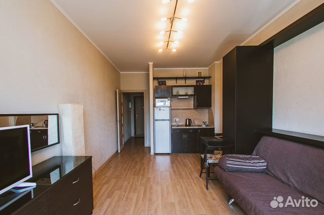 

Квартира-студия, 28 м², 1 кровать