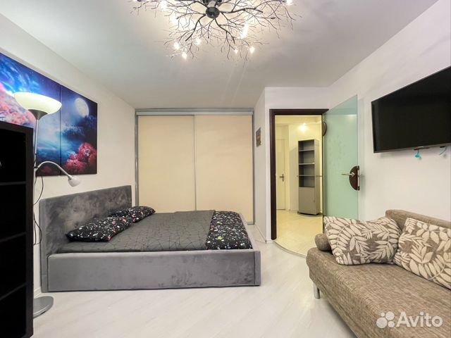 

1-к. квартира, 45 м², 2 кровати