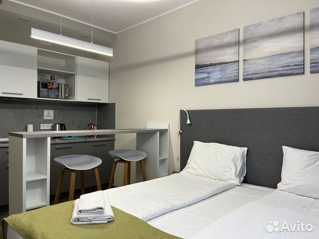 

Квартира-студия, 26 м², 2 кровати