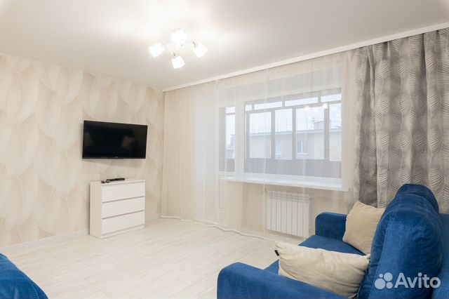 

1-к. квартира, 42 м², 2 кровати