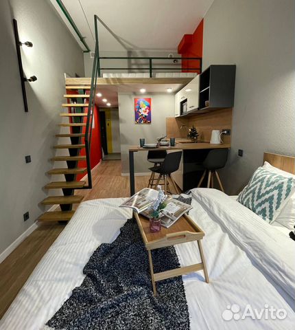 

Квартира-студия, 20 м², 2 кровати