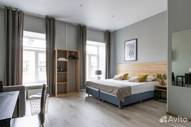 

Квартира-студия, 28 м², 1 кровать