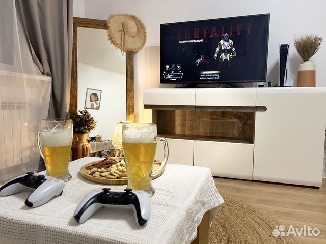 

1-к. квартира, 40 м², 4 кровати