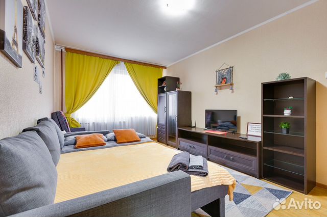 

1-к. квартира, 33 м², 2 кровати