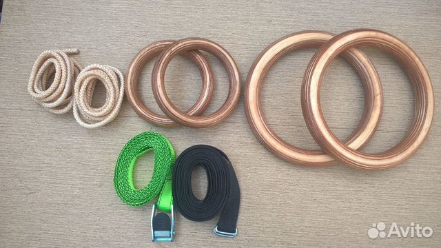 Кольца гимнастические деревянные