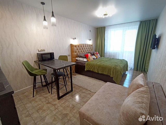 

Квартира-студия, 30 м², 2 кровати