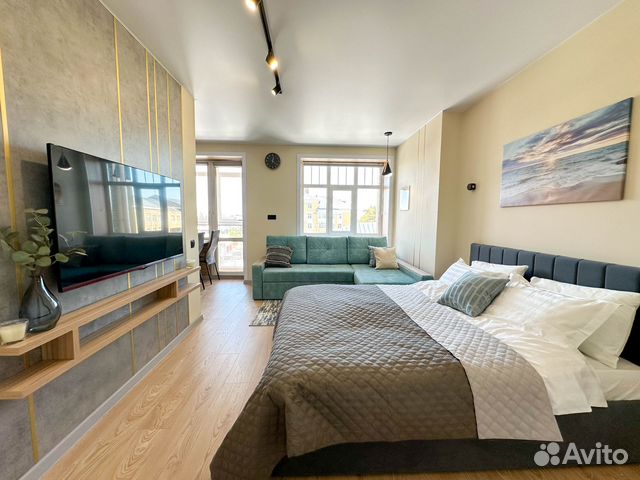 

Квартира-студия, 40 м², 2 кровати