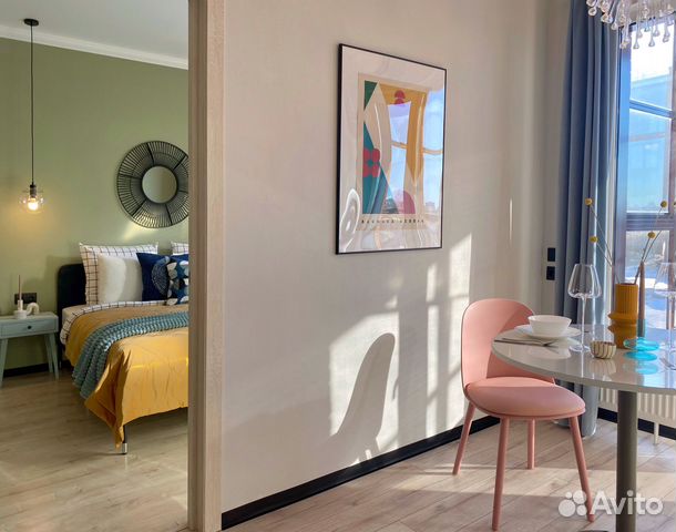 

1-к. квартира, 30 м², 2 кровати