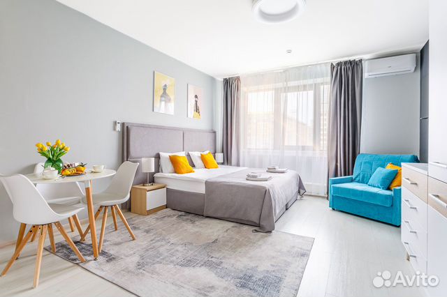 

Квартира-студия, 33,8 м², 1 кровать