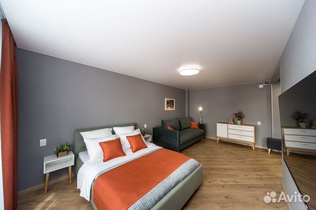 

1-к. квартира, 34 м², 2 кровати