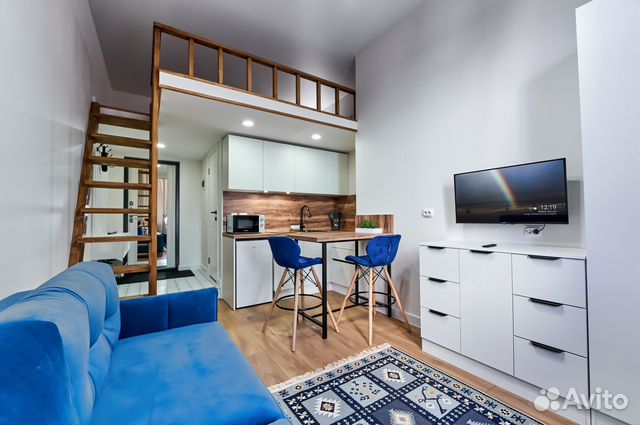 

Квартира-студия, 22 м², 2 кровати