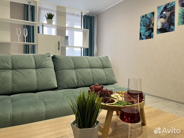 

1-к. квартира, 44 м², 3 кровати